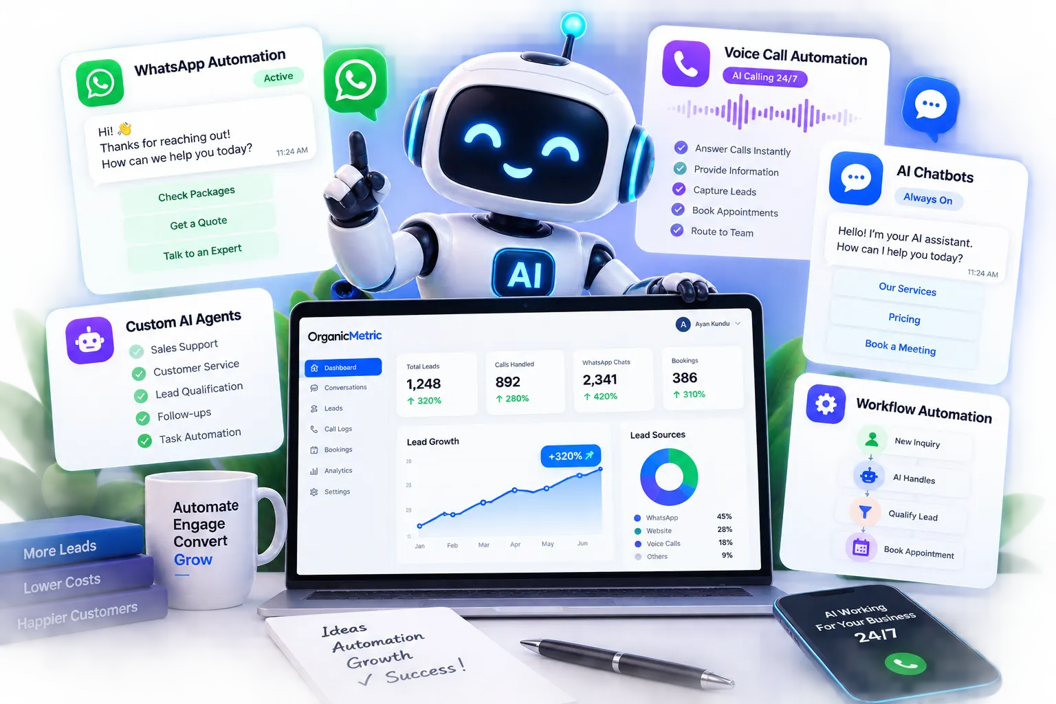 AI automation and AI agent solutions
